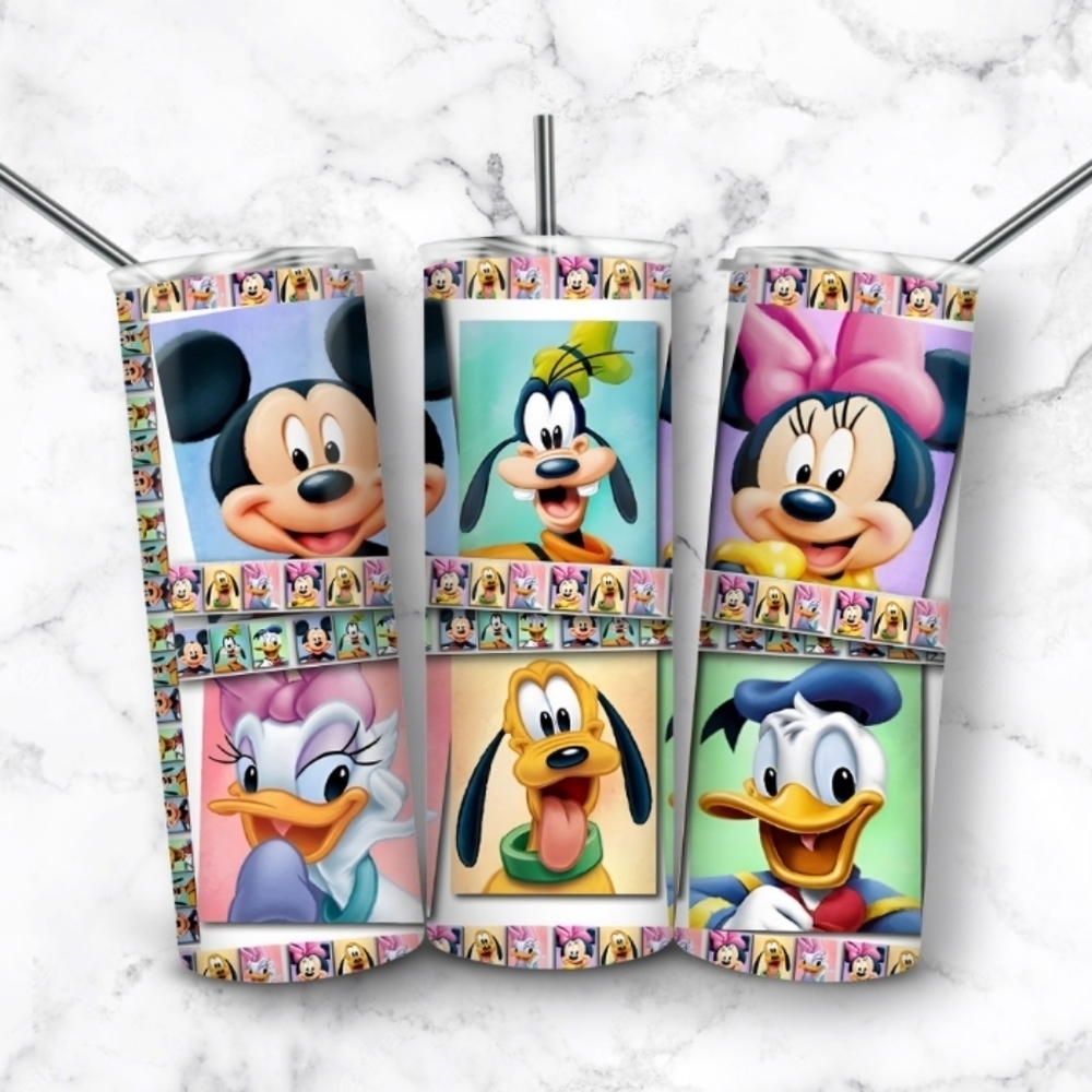 Disney and Friends 20oz. Handmade stainless steel tumbler